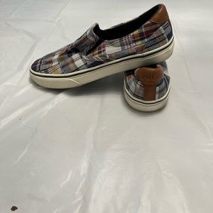 Ralph Lauren slip on sneakers. Size 9.